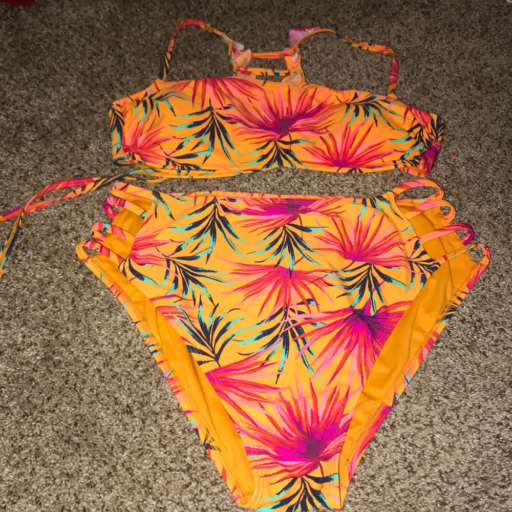 Xhilaration high waist swim set
